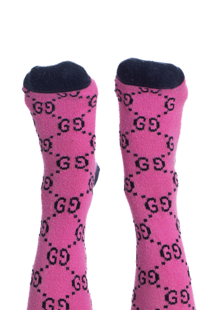 Calcetas Guccu rosa, detalle 5 – ClosetRehab