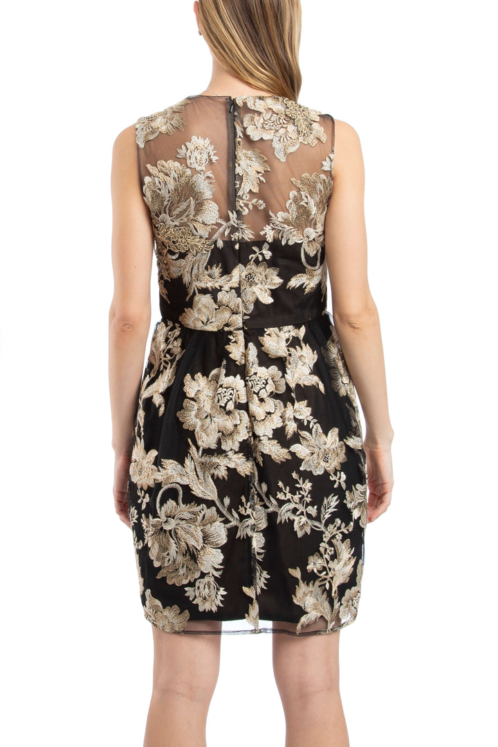 Vestido Marchesa Notte, vista lateral – ClosetRehab