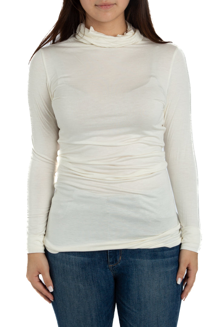 Blusa Piacere Di Piu blanco, vista frontal – ClosetRehab