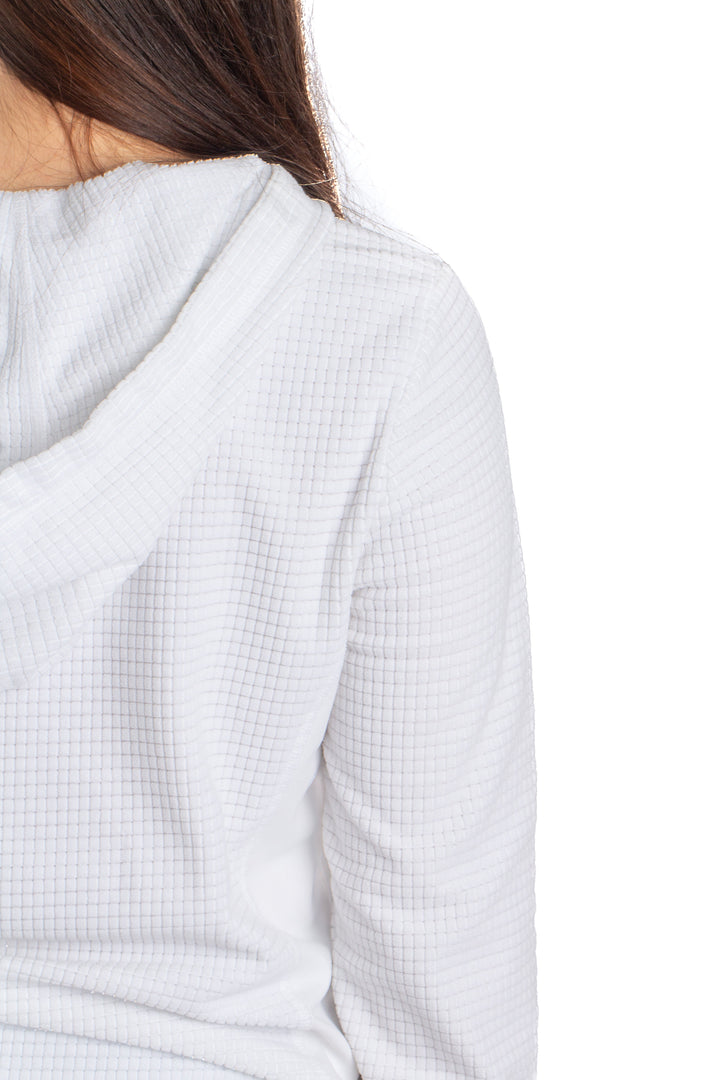 Chamarra Danskin blanco, detalle 6 – ClosetRehab