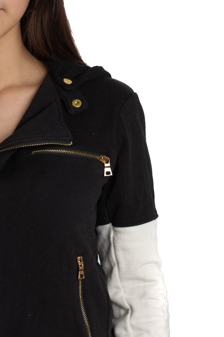 Chamarra Aqua negro, detalle – ClosetRehab