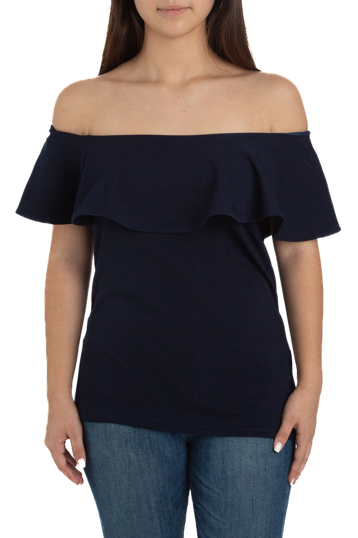 Blusa azul, vista frontal – ClosetRehab
