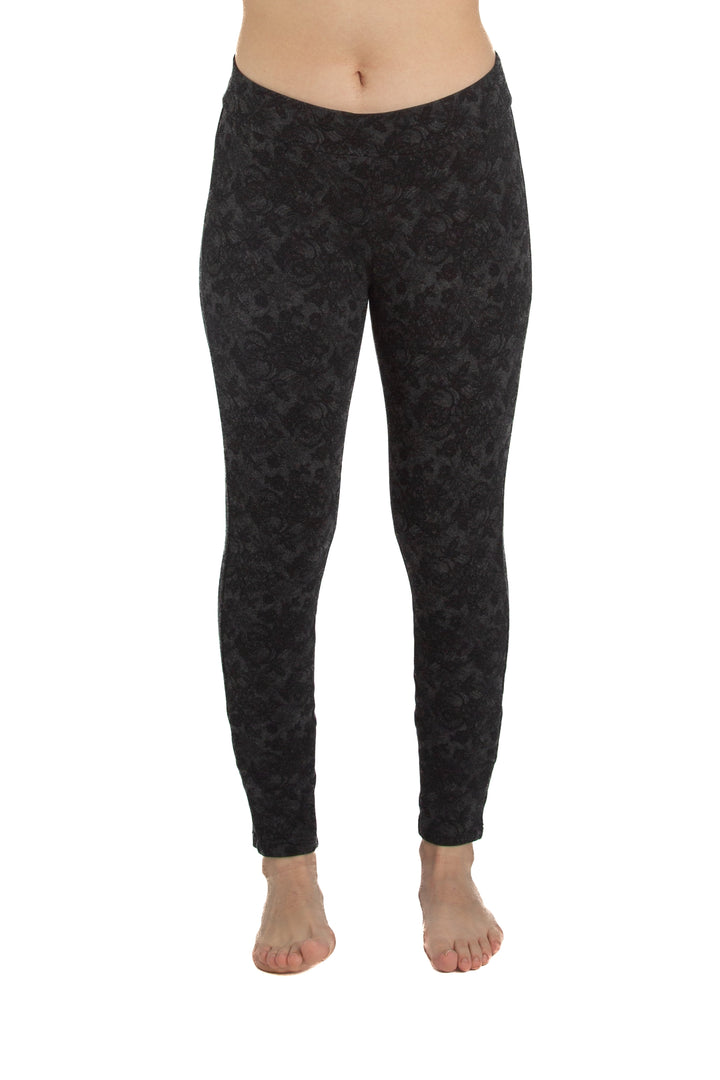 Pantalón Ann Taylor estampado, vista frontal – ClosetRehab