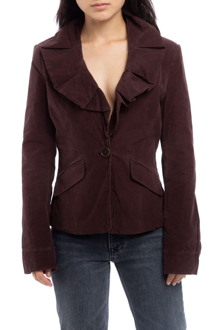 Abrigo BCBGMAXAZRIA, vista frontal – ClosetRehab