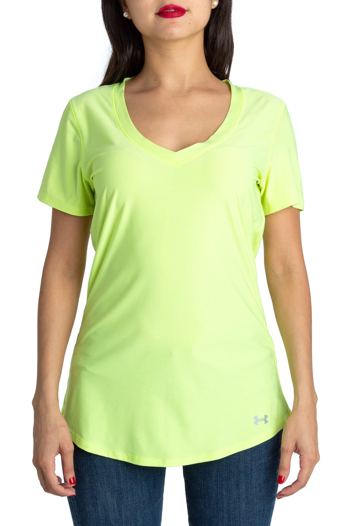 Blusa Under Armour verde, vista frontal – ClosetRehab