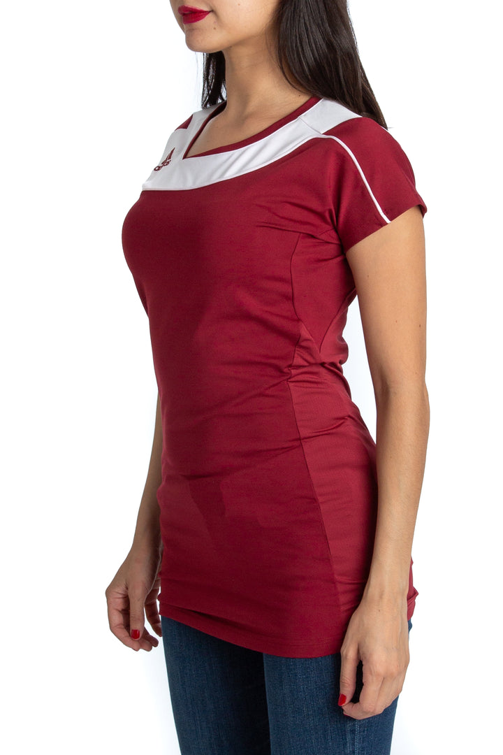 Blusa Adidas marrón, vista posterior – ClosetRehab