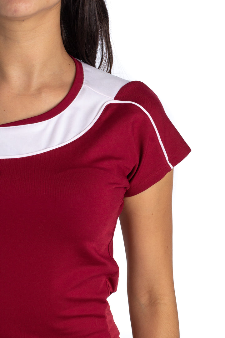 Blusa Adidas marrón, detalle – ClosetRehab
