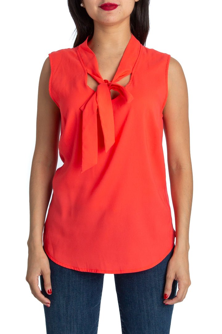 Blusa Ann Taylor rosa, vista frontal – ClosetRehab