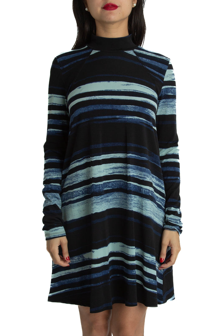 Vestido BCBG Generation azul, vista frontal – ClosetRehab