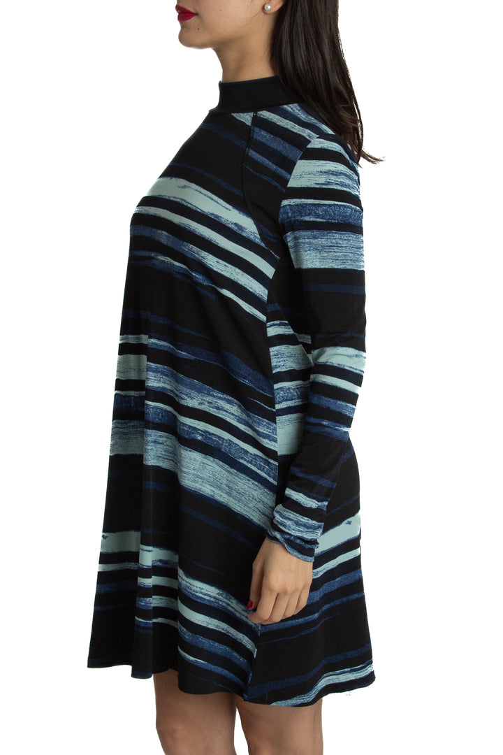 Vestido BCBG Generation azul, vista posterior – ClosetRehab