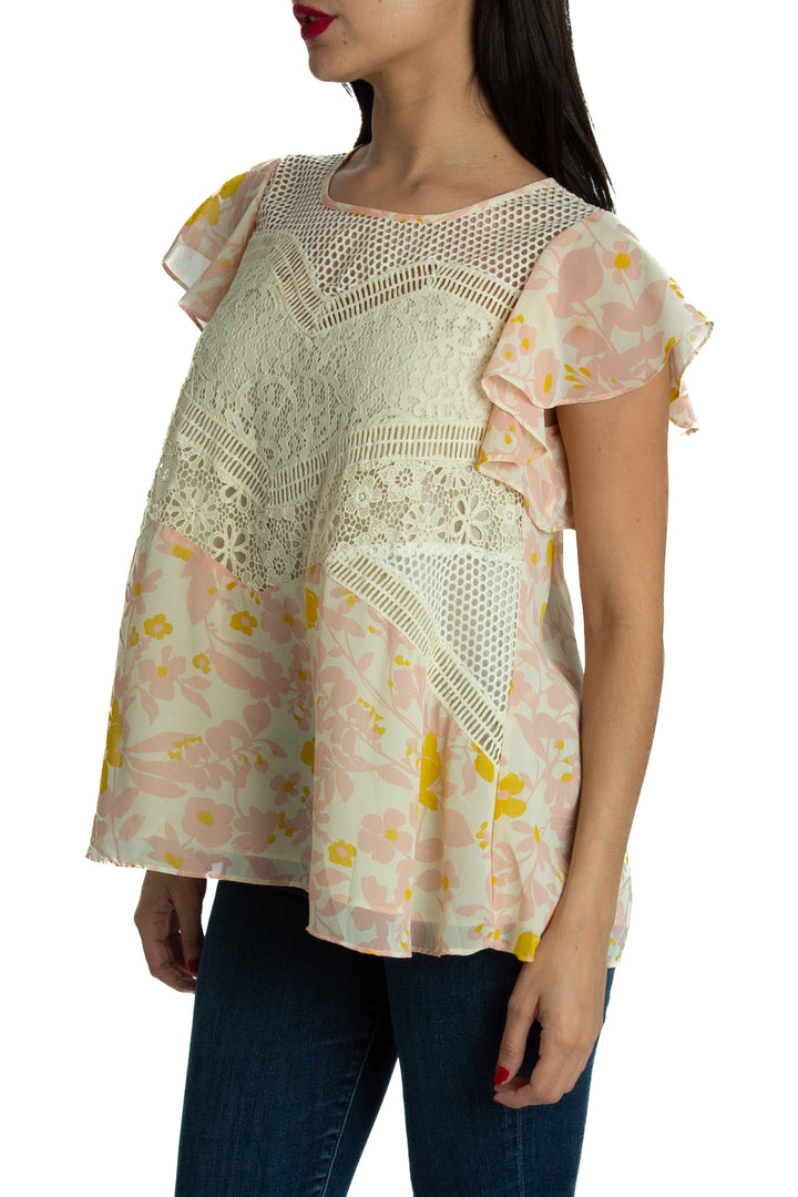Blusa HD In Paris beige, vista posterior – ClosetRehab