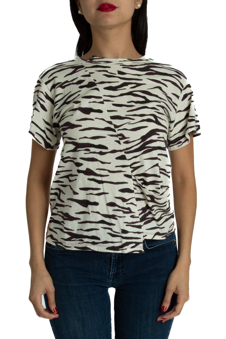 Blusa Rejina Pyo blanco, vista frontal – ClosetRehab