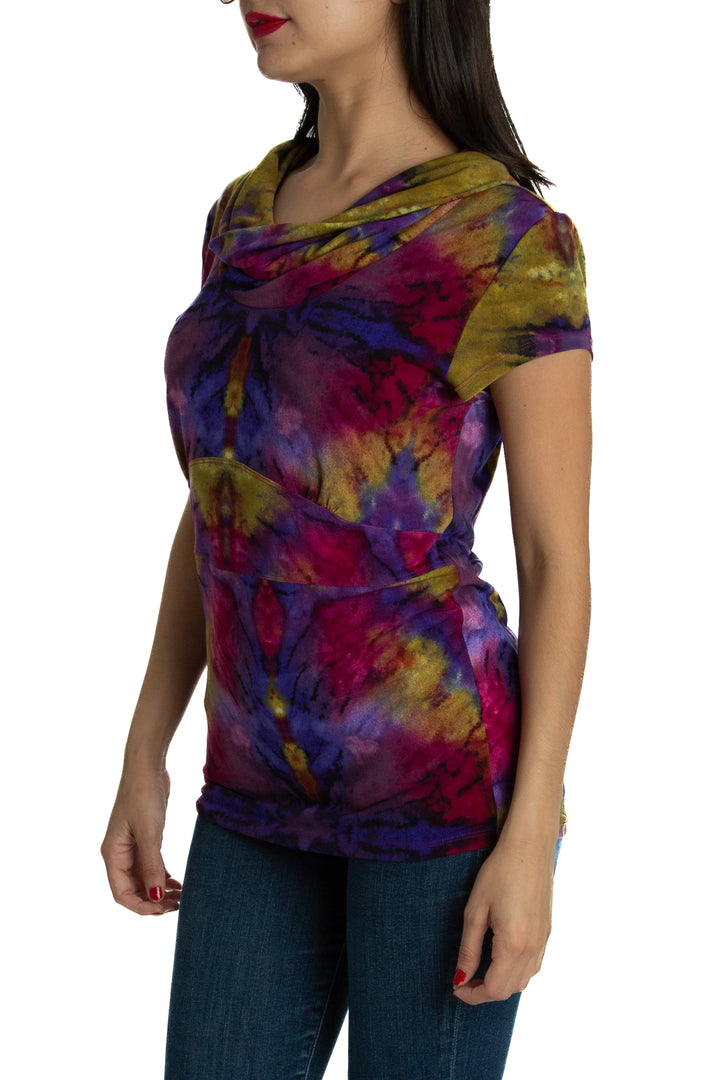 Blusa Antonio Melani estampado, vista posterior – ClosetRehab