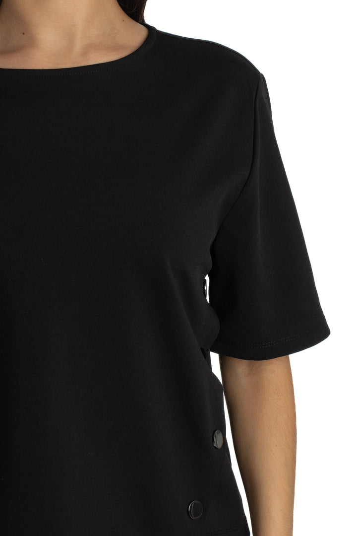 Blusa Mango negro, detalle – ClosetRehab