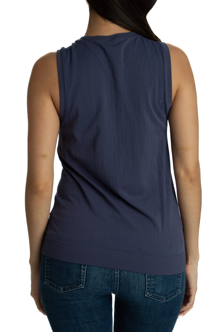 Blusa Athleta morado, vista posterior – ClosetRehab