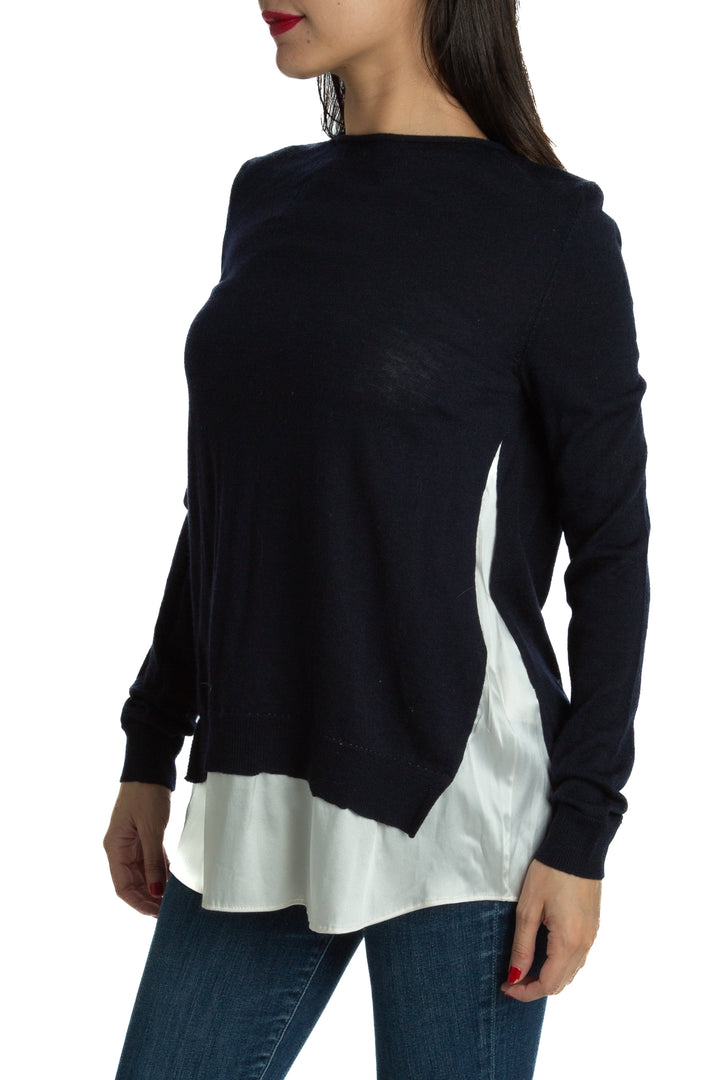 Blusa Ambrosi azul, vista posterior – ClosetRehab