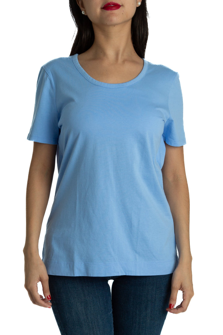 Blusa Ann Taylor azul, vista frontal – ClosetRehab
