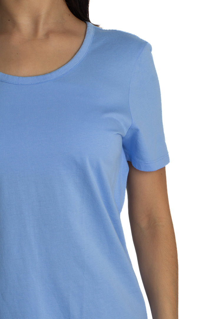 Blusa Ann Taylor azul, detalle – ClosetRehab