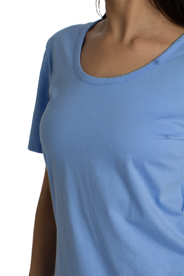 Blusa Ann Taylor azul, detalle 5 – ClosetRehab