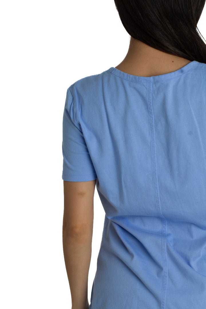 Blusa Ann Taylor azul, detalle 6 – ClosetRehab