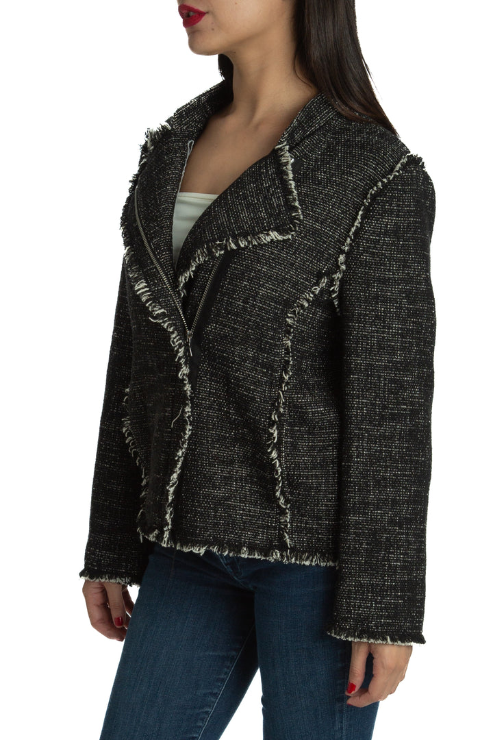 Saco Ann Taylor gris, vista posterior – ClosetRehab