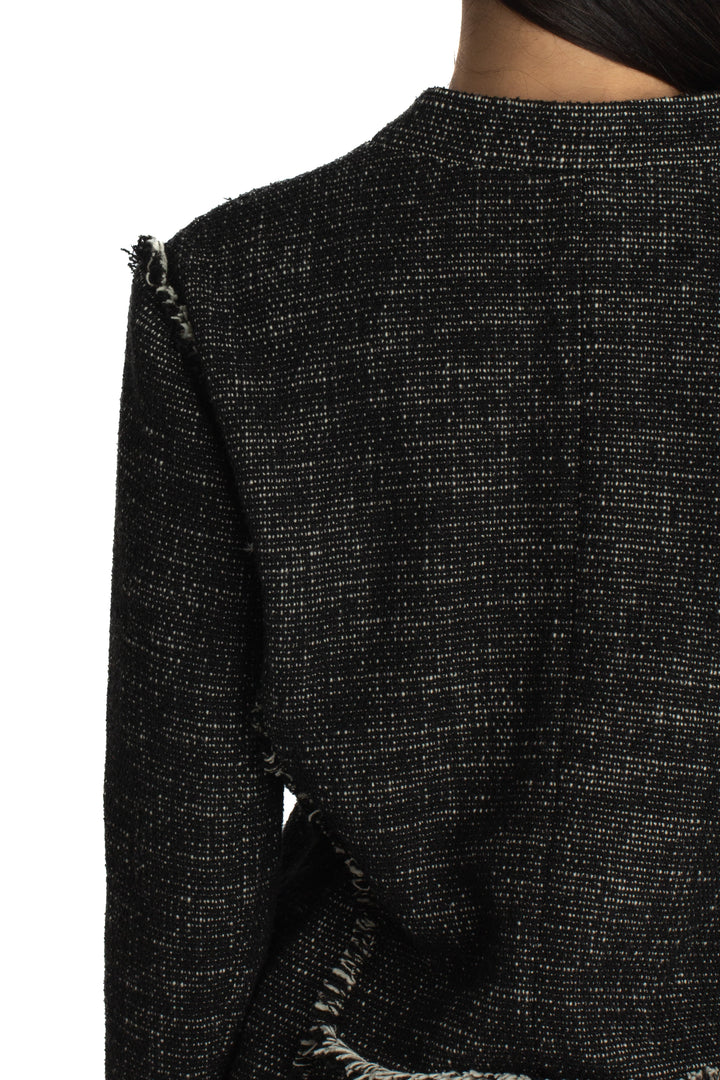 Saco Ann Taylor gris, detalle 6 – ClosetRehab