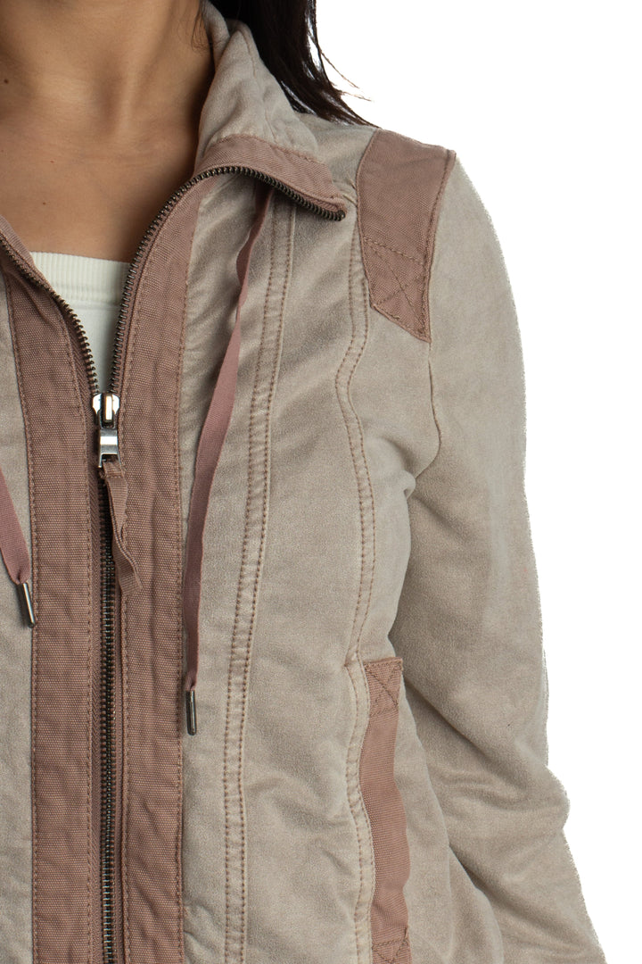 Chamarra Marrakech rosa, detalle – ClosetRehab
