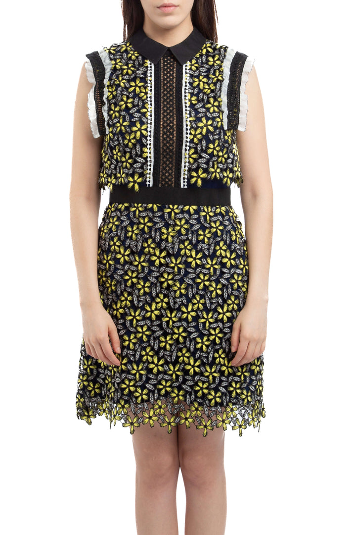 Vestido Self-Portrait, vista frontal – ClosetRehab