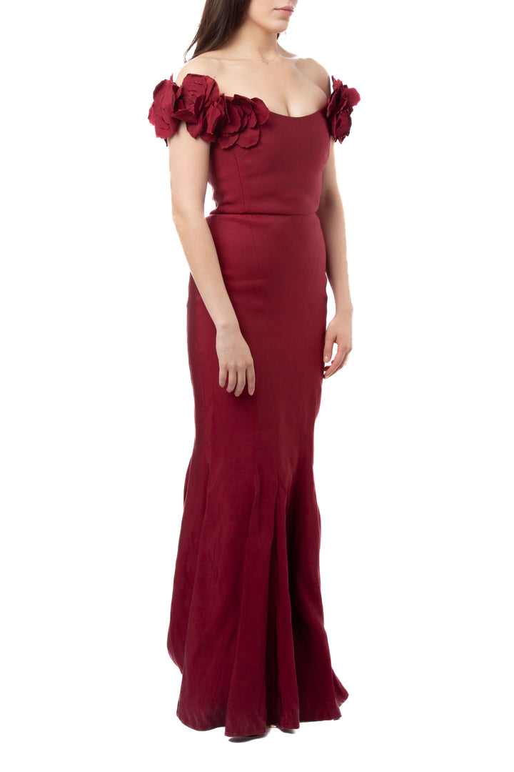 Vestido Marchesa Notte, vista posterior – ClosetRehab