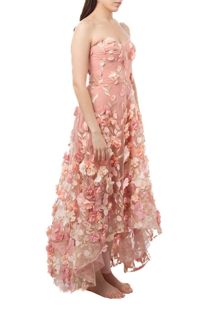 Vestido Marchesa Notte, vista posterior – ClosetRehab
