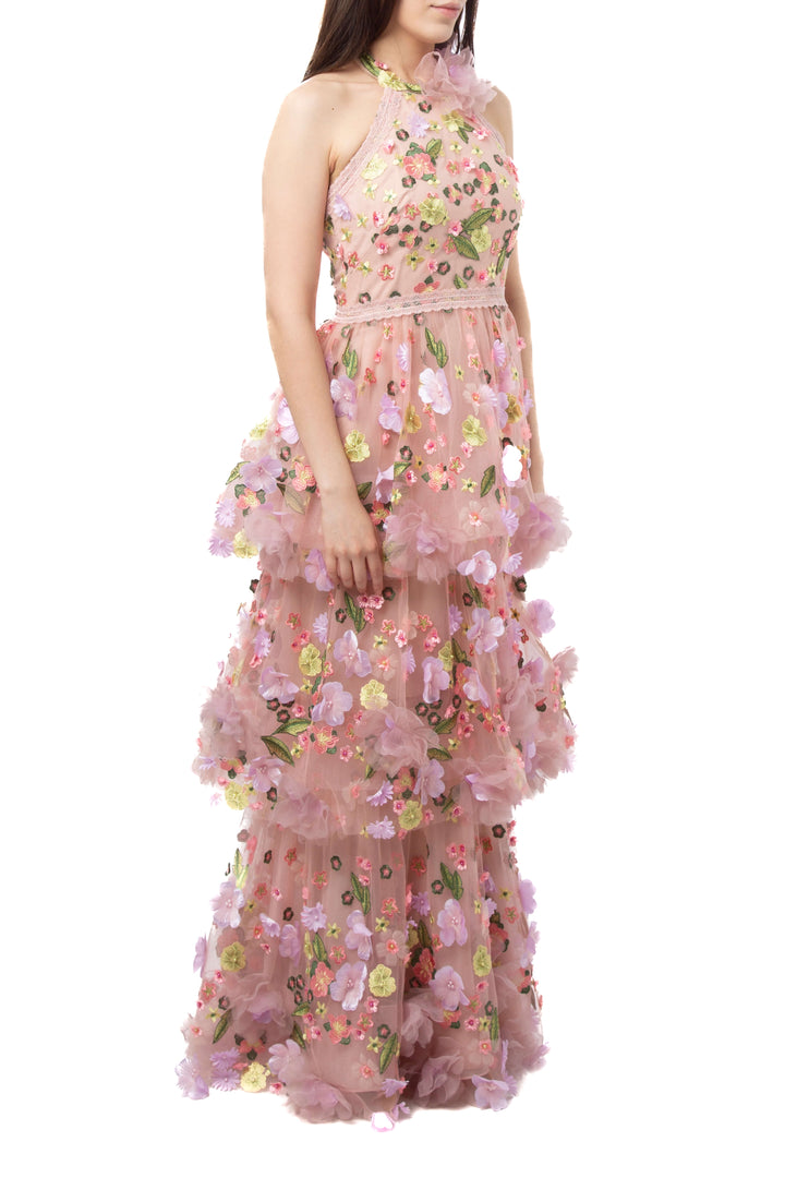 Vestido Marchesa Notte, vista posterior – ClosetRehab