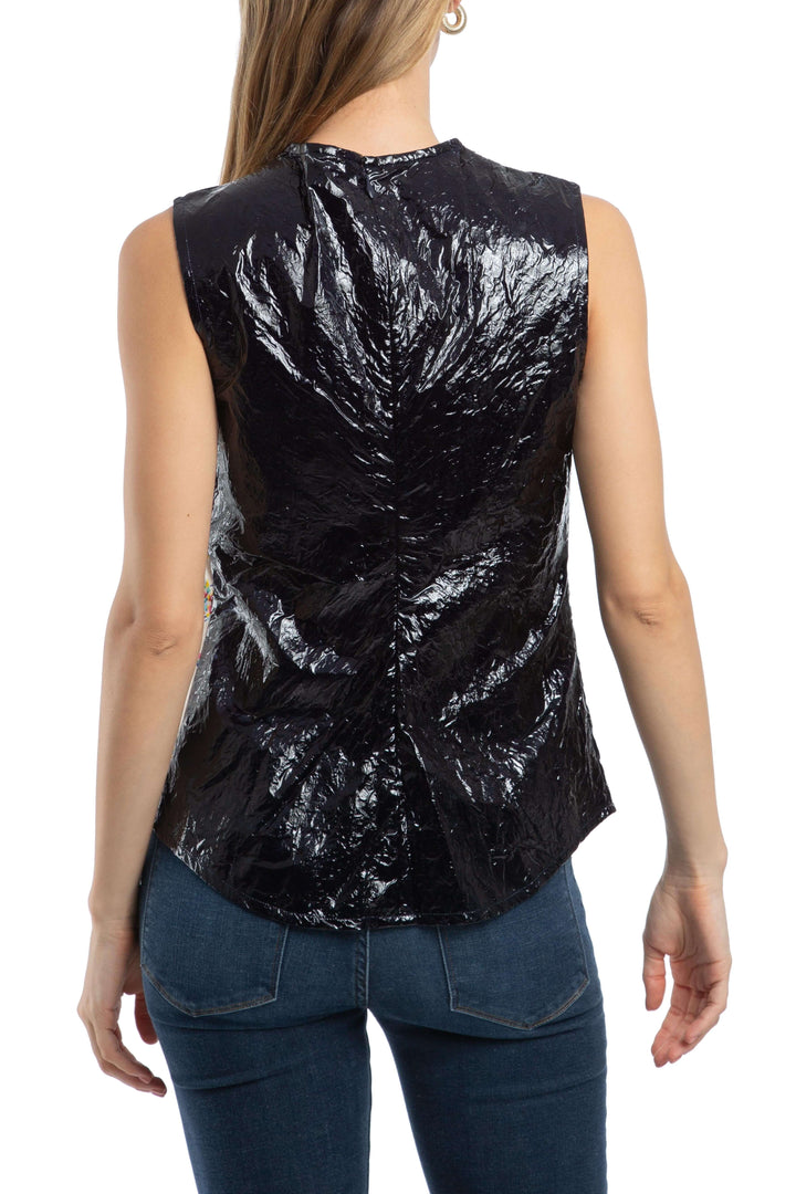 Blusa Louis Vuitton, vista lateral – ClosetRehab