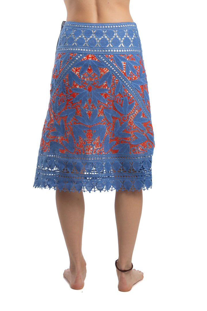 Falda Tory Burch, vista lateral – ClosetRehab