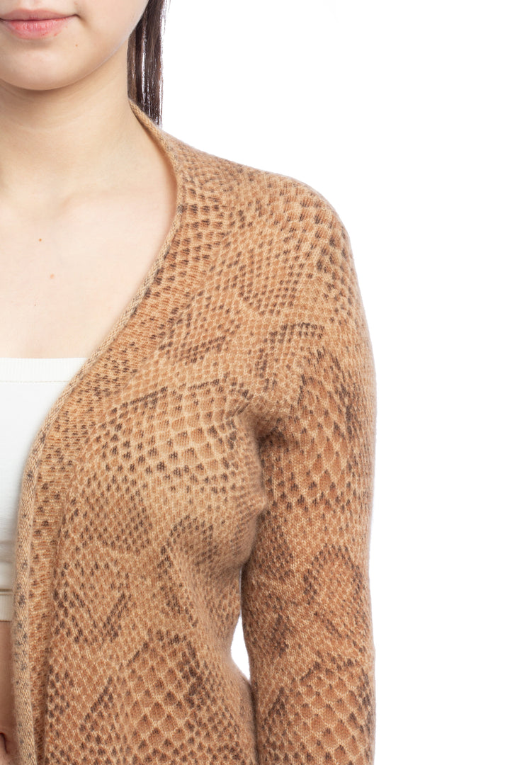 Suéter White + Warren café, detalle – ClosetRehab