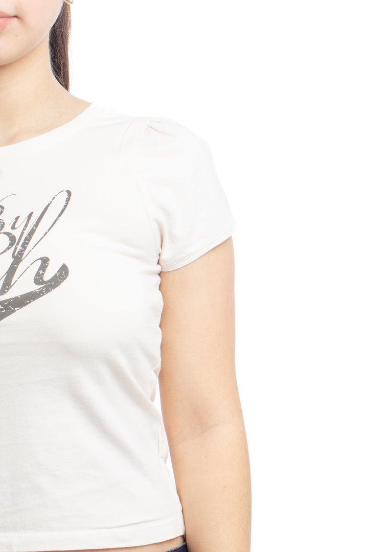 Blusa Carolina Herrera beige, detalle – ClosetRehab