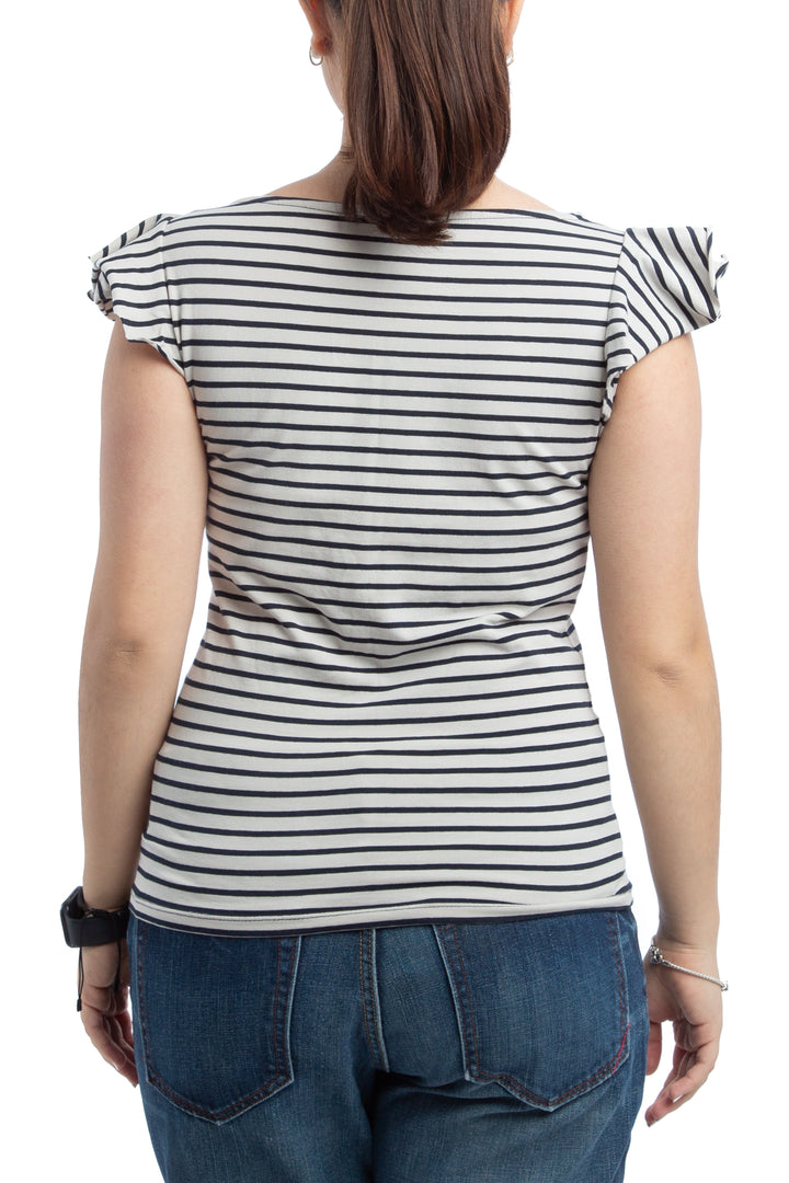 Blusa Carolina Herrera estampado, vista lateral – ClosetRehab