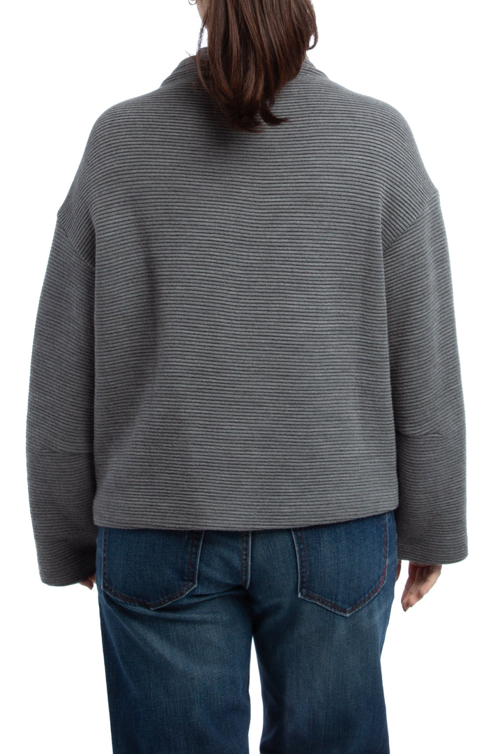 Suéter Ambrosi gris, vista lateral – ClosetRehab