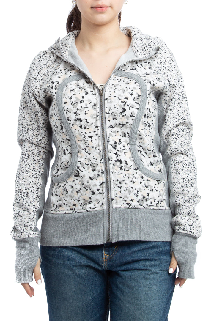 Chaqueta Lulu Lemon estampado, vista frontal – ClosetRehab