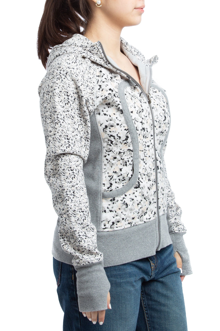 Chaqueta Lulu Lemon estampado, vista posterior – ClosetRehab
