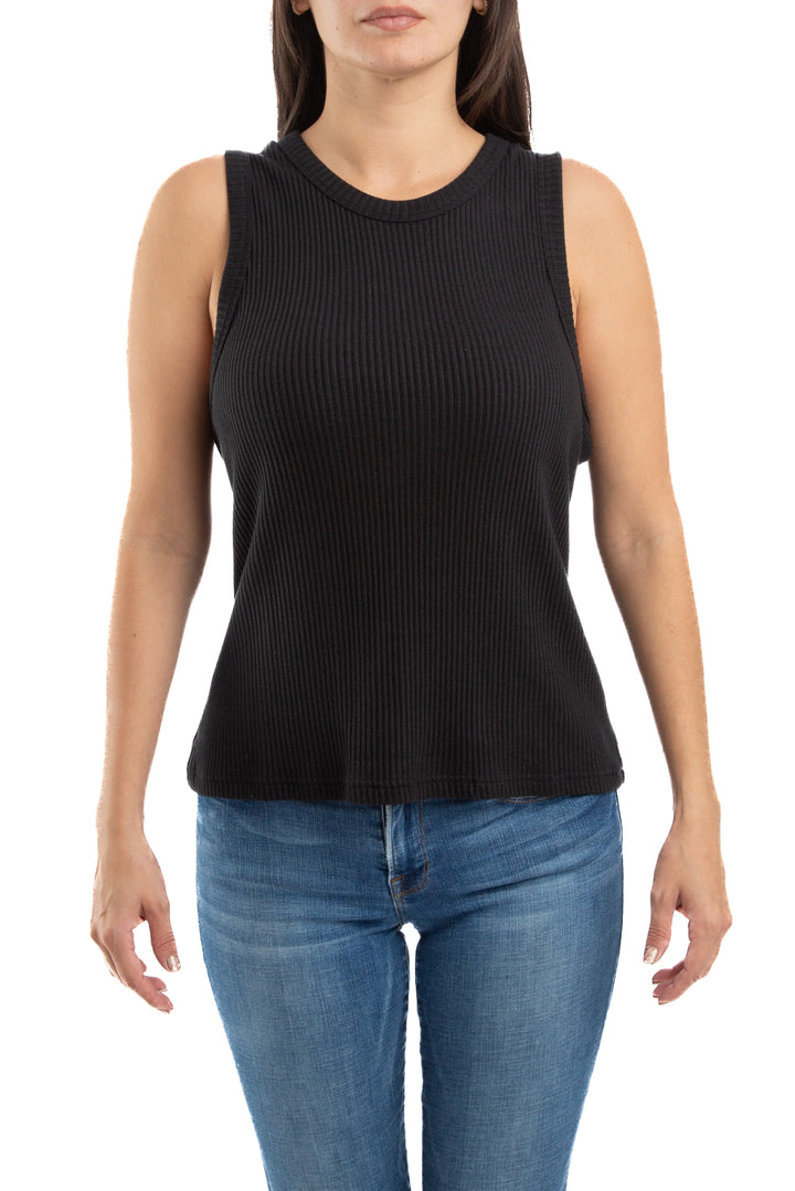 Blusa Rails negro, vista frontal – ClosetRehab