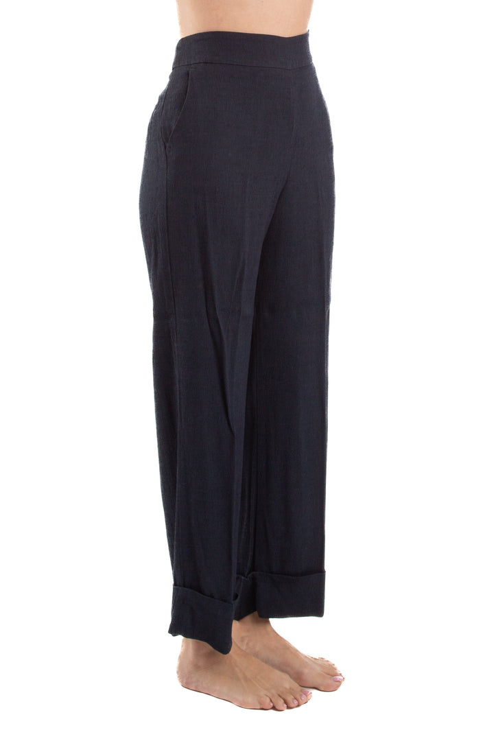 Pantalón Derek Lam Io Crosby negro, vista posterior – ClosetRehab