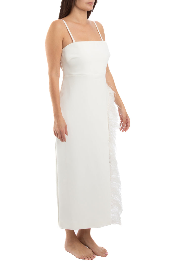 Vestido Ambrosi NWT morado, vista posterior – ClosetRehab