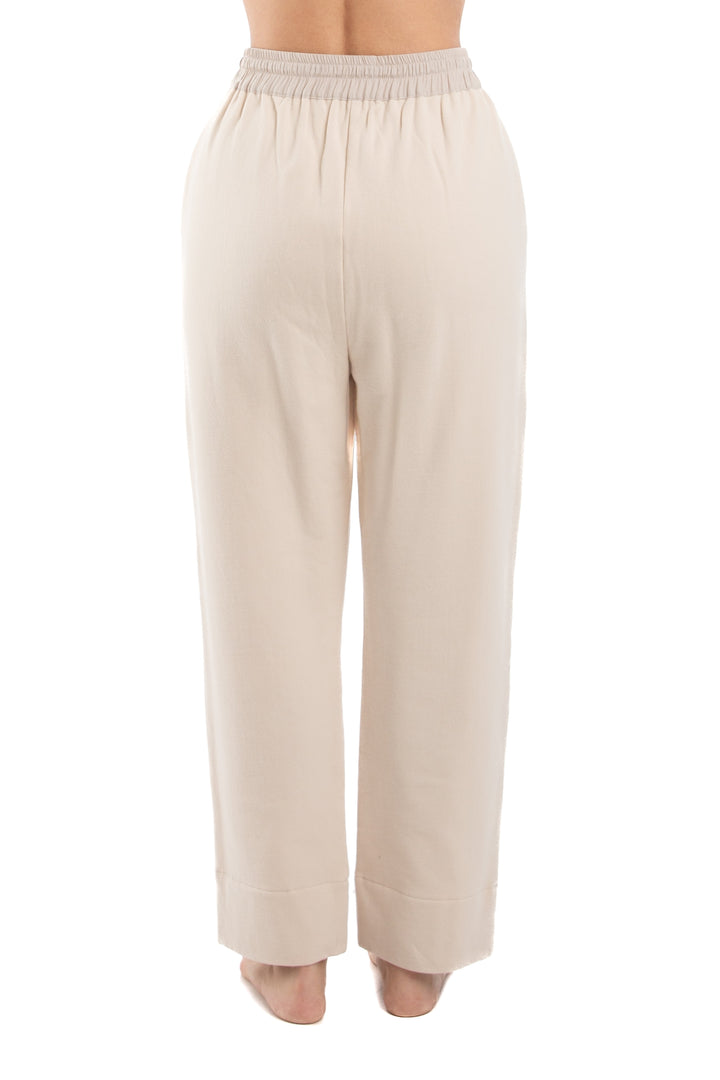 Pantalón Ambrosi beige, vista lateral – ClosetRehab