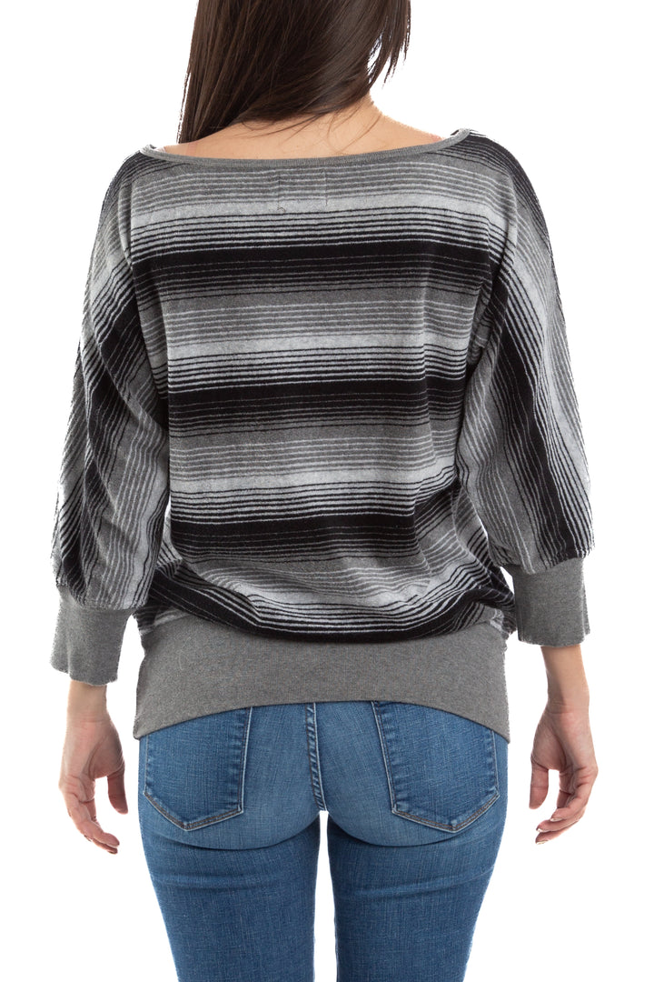 Suéter Veronica Beard estampado, vista lateral – ClosetRehab