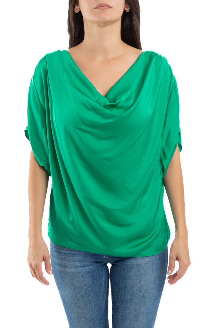 Vestido Self- portrait verde, vista frontal – ClosetRehab