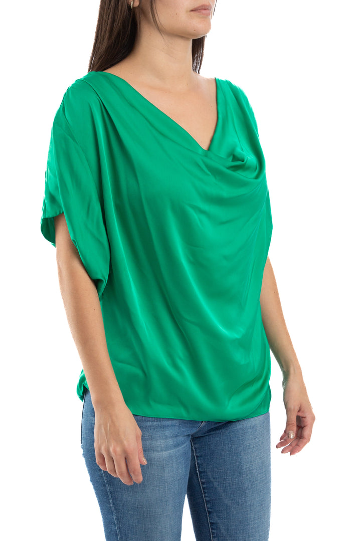 Vestido Self- portrait verde, vista posterior – ClosetRehab