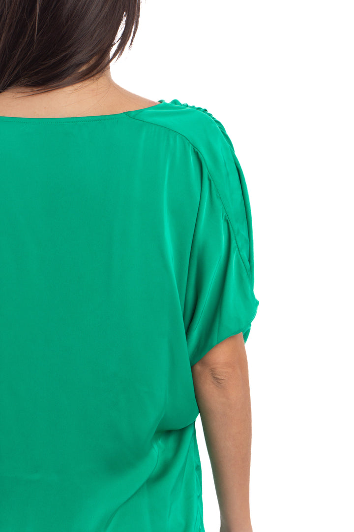 Vestido Self- portrait verde, detalle 6 – ClosetRehab