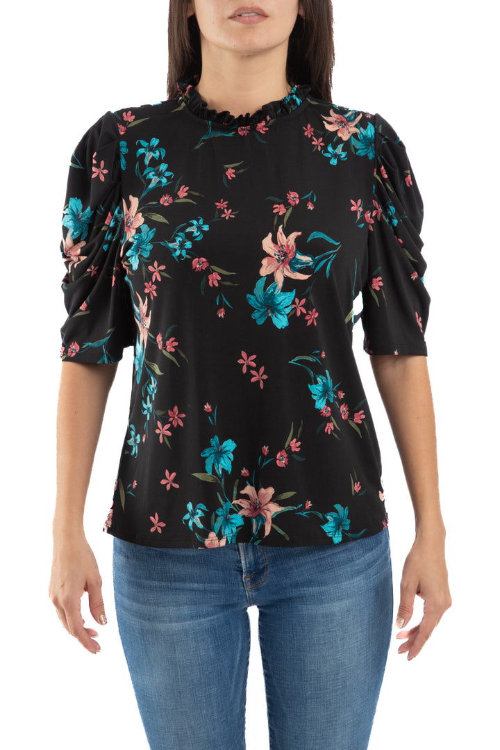 Blusa CeCe estampado, vista frontal – ClosetRehab
