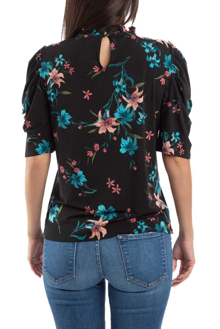 Blusa CeCe estampado, vista lateral – ClosetRehab