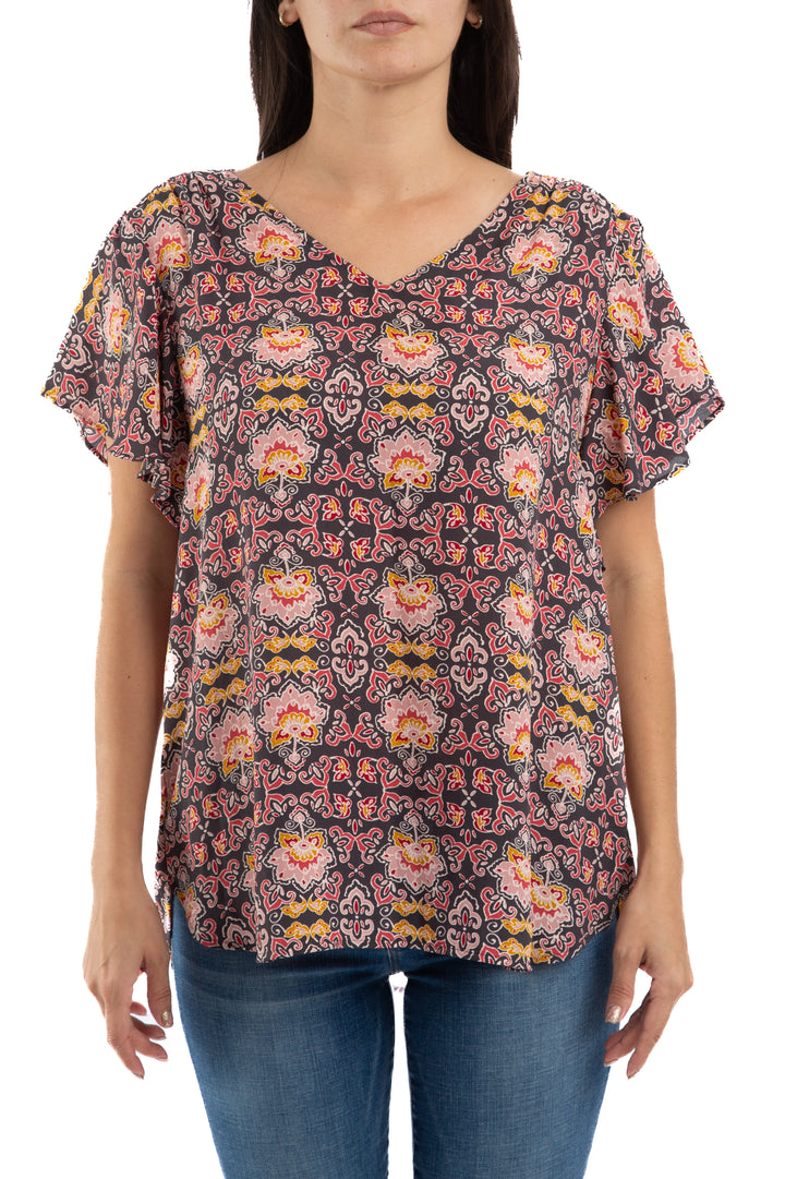 Blusa Loft estampado, vista frontal – ClosetRehab